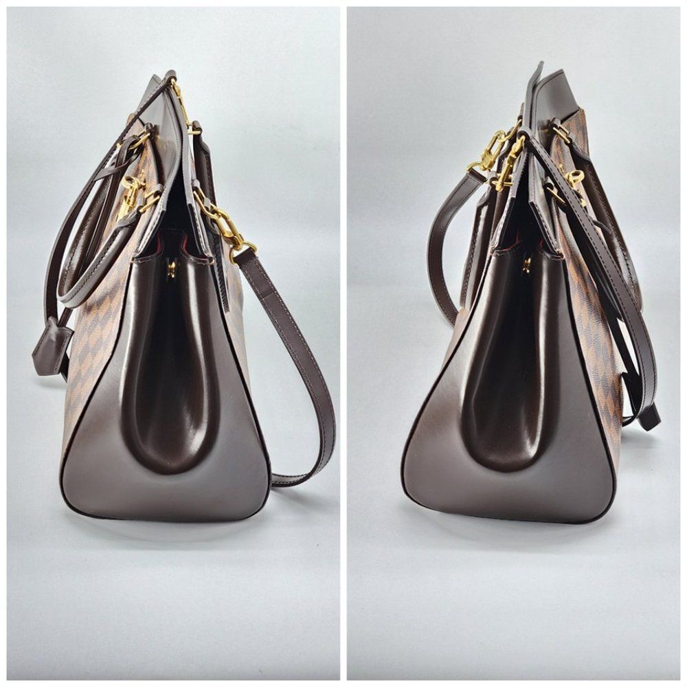 Louis Vuitton Rivoli MM Damier Ebene Satchel | Like New Condition - Picture 4 of 8